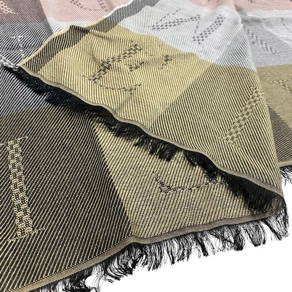 エンポリオアルマーニ ストール(ショール) エンポリオアルマーニ ARMANI 大判ストール ショール チェック柄