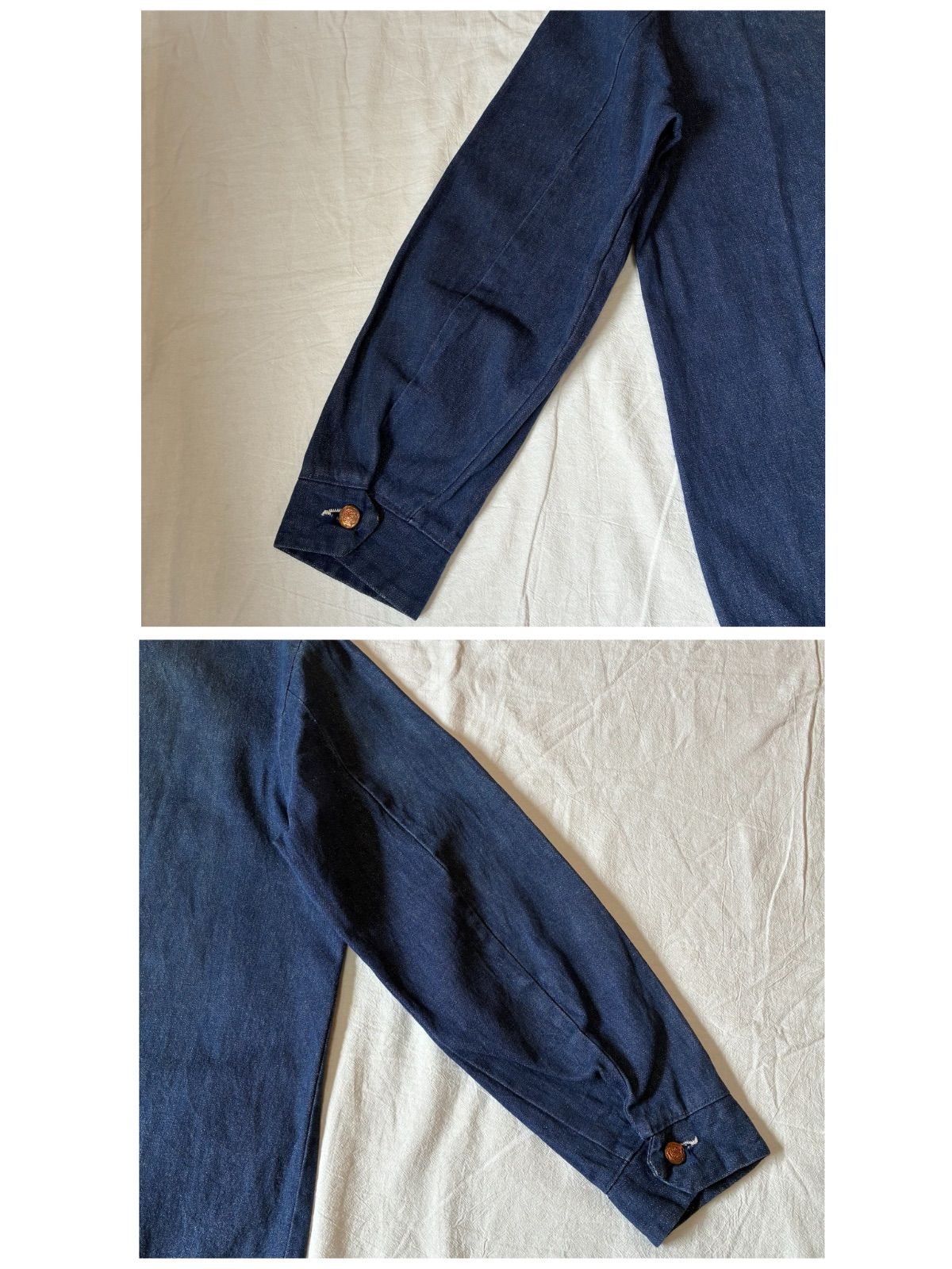 70s unknown カバーオール　濃紺 70s unknown BLUE BELL? Wrangler? カバーオール 濃紺 ビッグサイズ