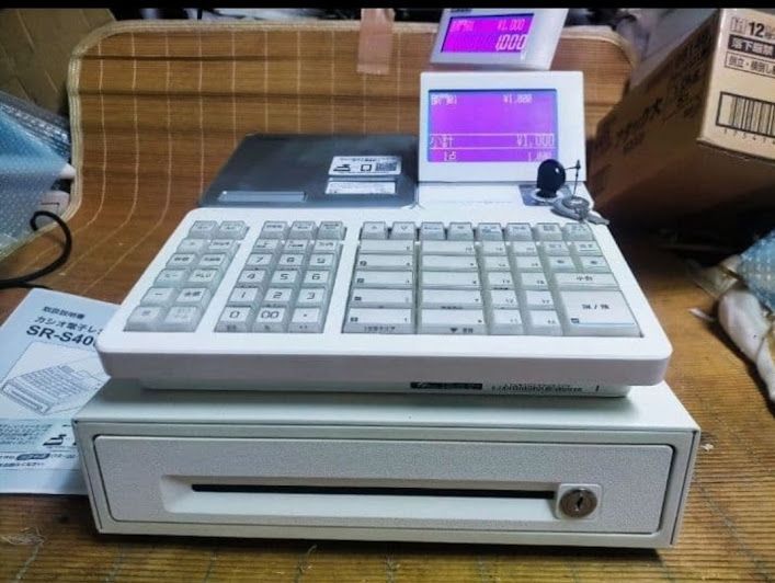 カシオレジスターSR-S4000 054000 CASIOレジスター