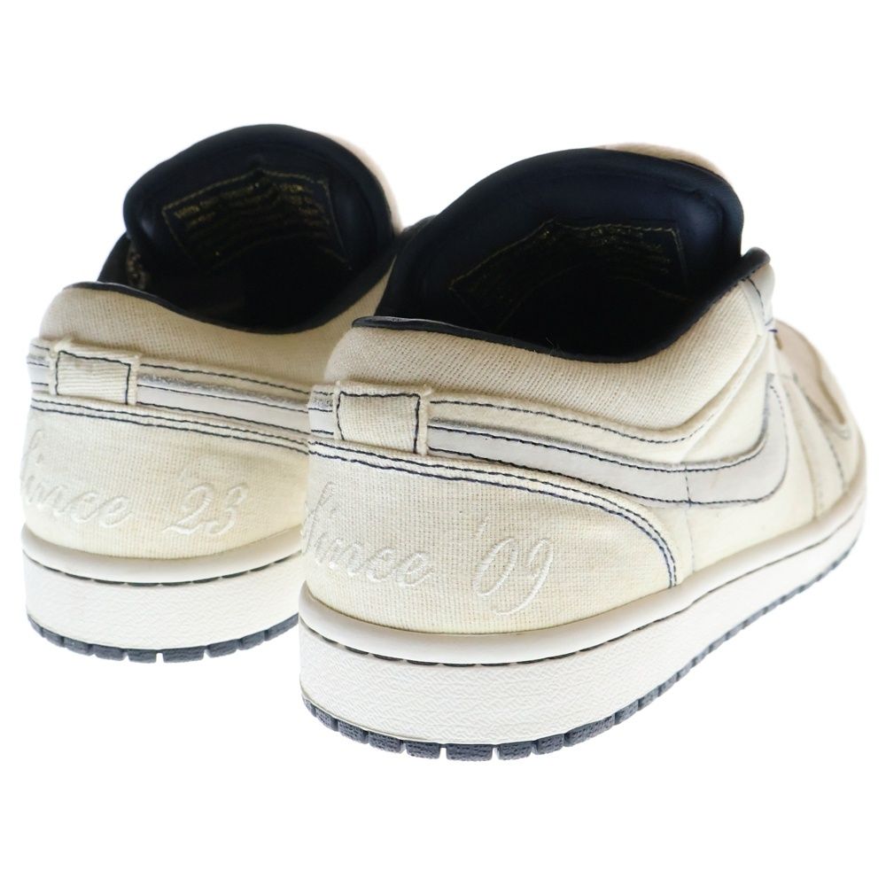 NIKE ナイキ 【観賞用 2010年製】AIR JORDAN 1 RETRO PHAT LOW CANVAS エア ジョーダン 1 レトロ ファット キャンバス ローカットスニーカー US8.5/26.5cm 395669-102 NIKE (ナイキ) 【観賞用 2010年製】AIR JORDAN 1 RETRO PHAT LOW