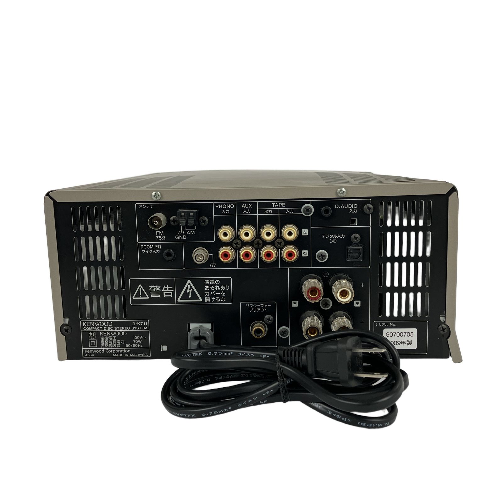 KENWOOD ケンウッド R-K711 LS-K711 ミニコンポ CDレシーバー 2009年製
