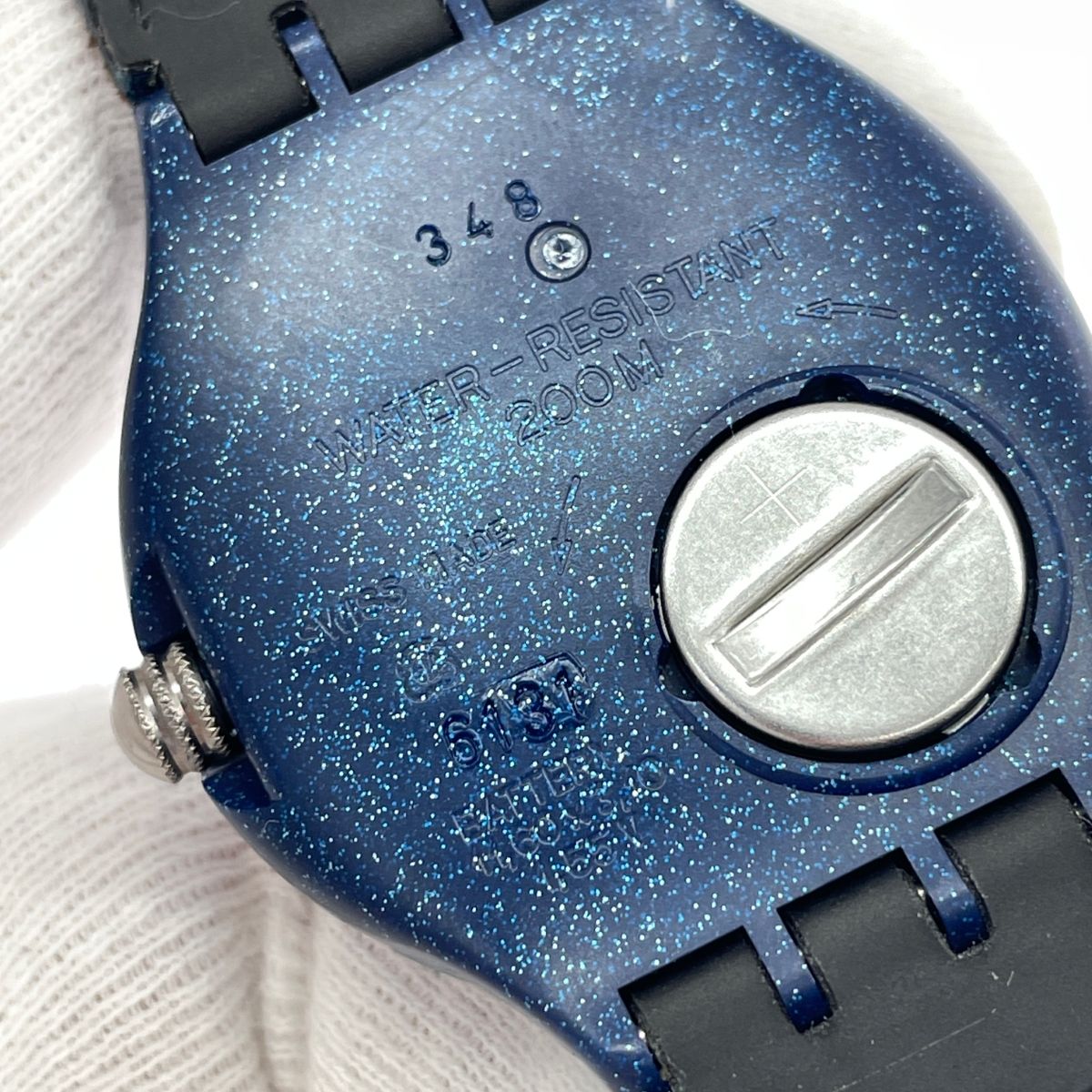 swatch スウォッチ SCUBA200/SILVER TRANCE   90s/1993年/ヴィンテージ品    ユニセックス / 240001201700 swatch スウォッチ SCUBA200/SILVER TRANCE 90s/1993年/ヴィンテージ品