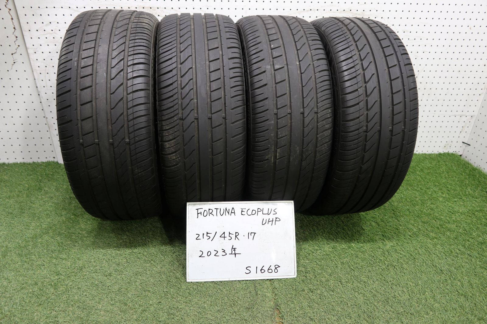 1(S1668)☆2023年製/FORTUNA ECOPLUS UHP/ 215/45R17☆レガシィ・ヴィッツ・カローラ等に