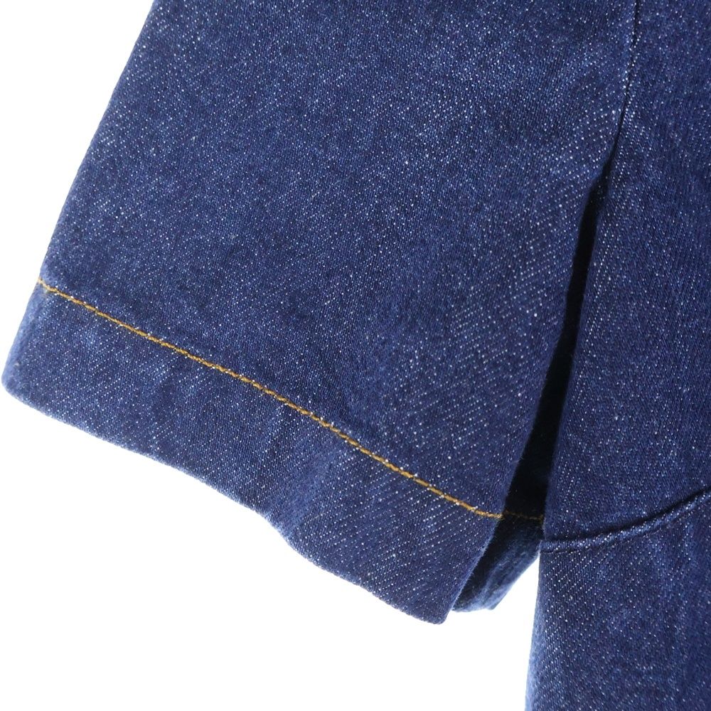 GUCCI (グッチ) Denim Dress 刺繍デニムドレス ワンピース インディゴ