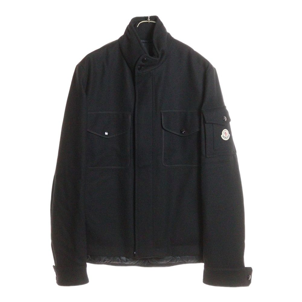 MONCLER (モンクレール) 25AW Avoine ナイロン/ウール切返しショート