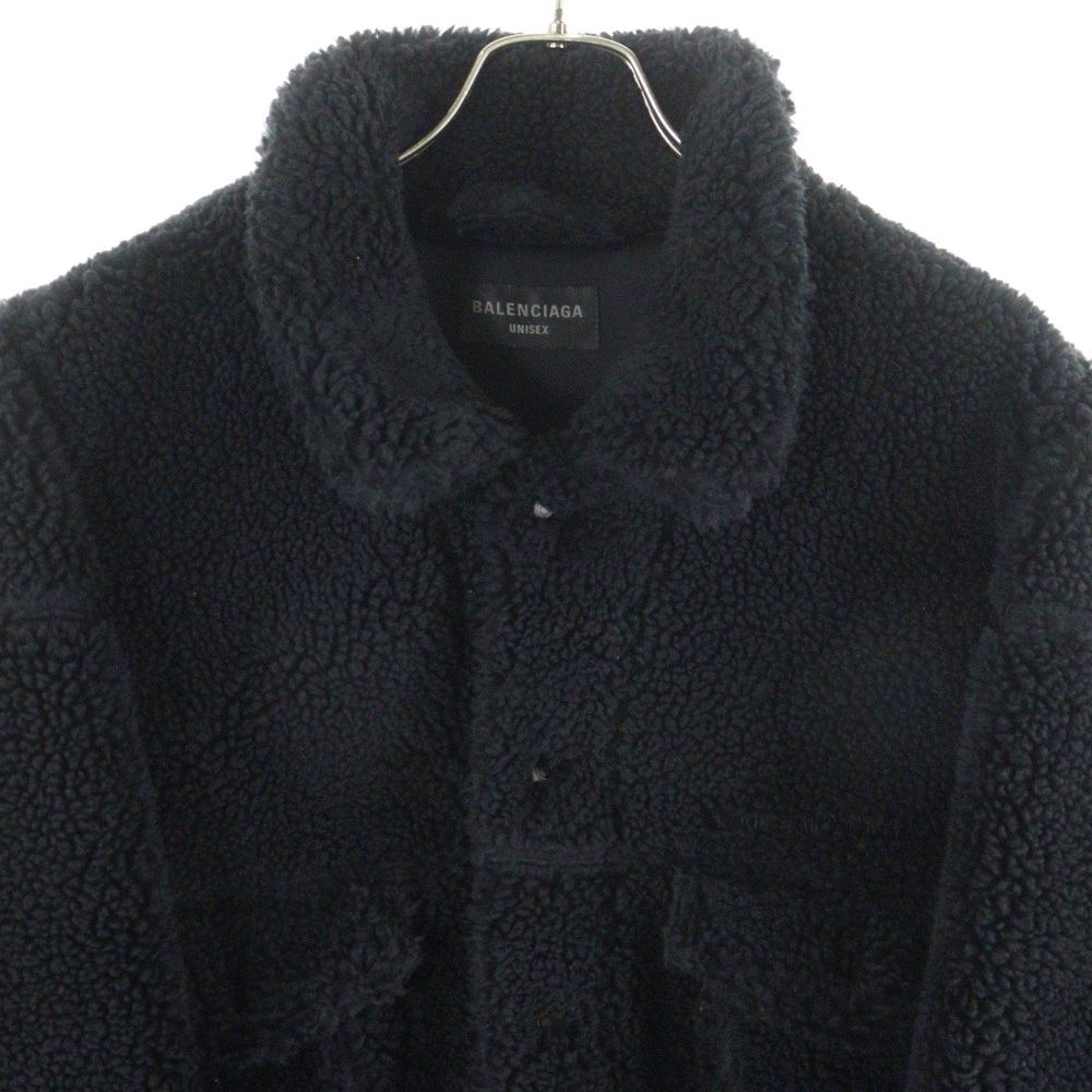 BALENCIAGA (バレンシアガ) オーバーサイズフリースジャケット ボア