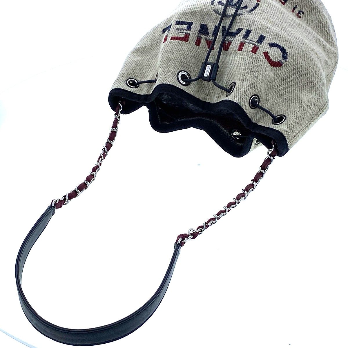 ビューティーワールドII☆シャネル巾着のおまけ付き☆ CHANEL シャネル ドーヴィル チェーン ショルダーバッグ 巾着 A57536