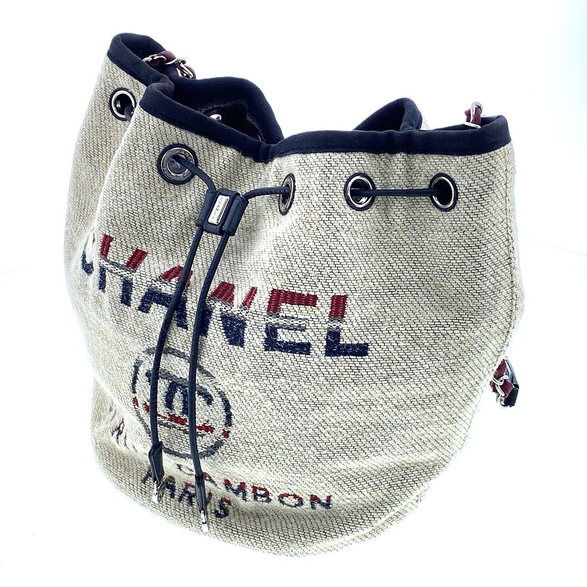 ビューティーワールドII☆シャネル巾着のおまけ付き☆ CHANEL シャネル ドーヴィル チェーン ショルダーバッグ 巾着 A57536