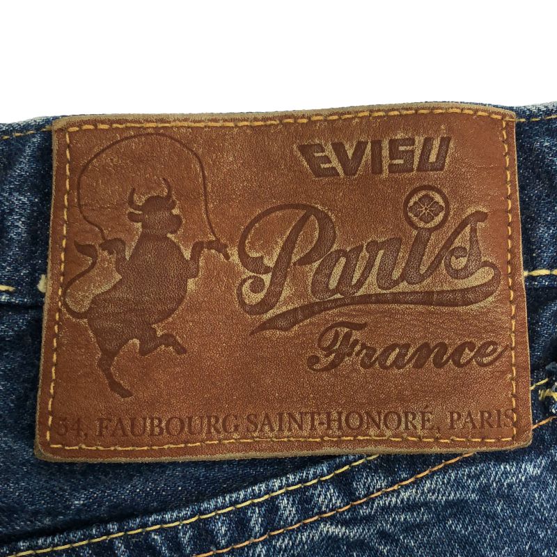 中古】EVISU×塩谷ブラザーズ デニムパンツ サイズ36 エヴィス[24