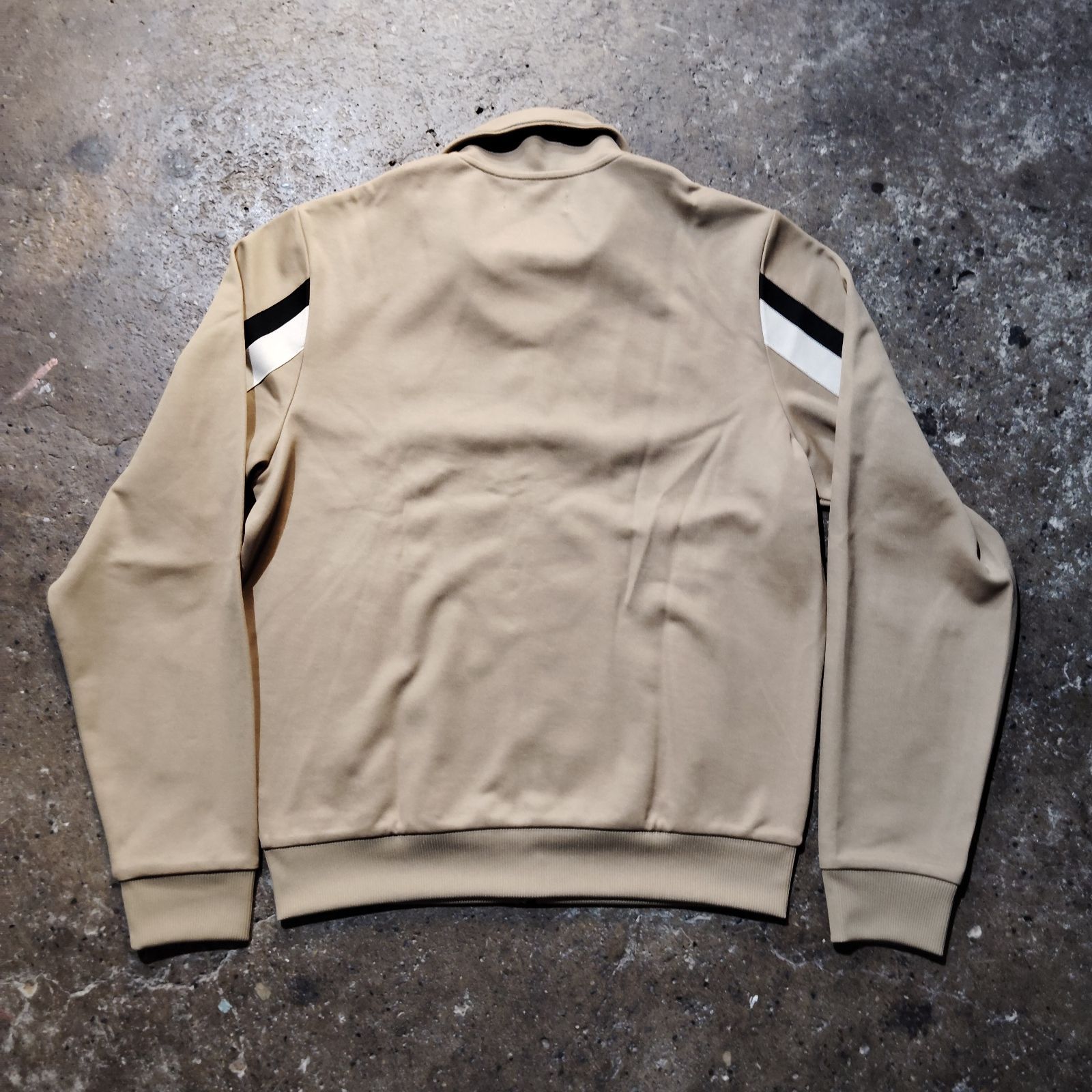 FRED PERRY Tape Datail Collared Track Jacket ベージュ M フレッド