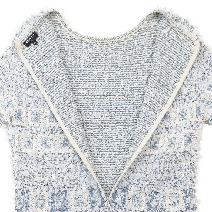 美品】CHANEL シャネル ファンシーツイードワンピース サイズ 40