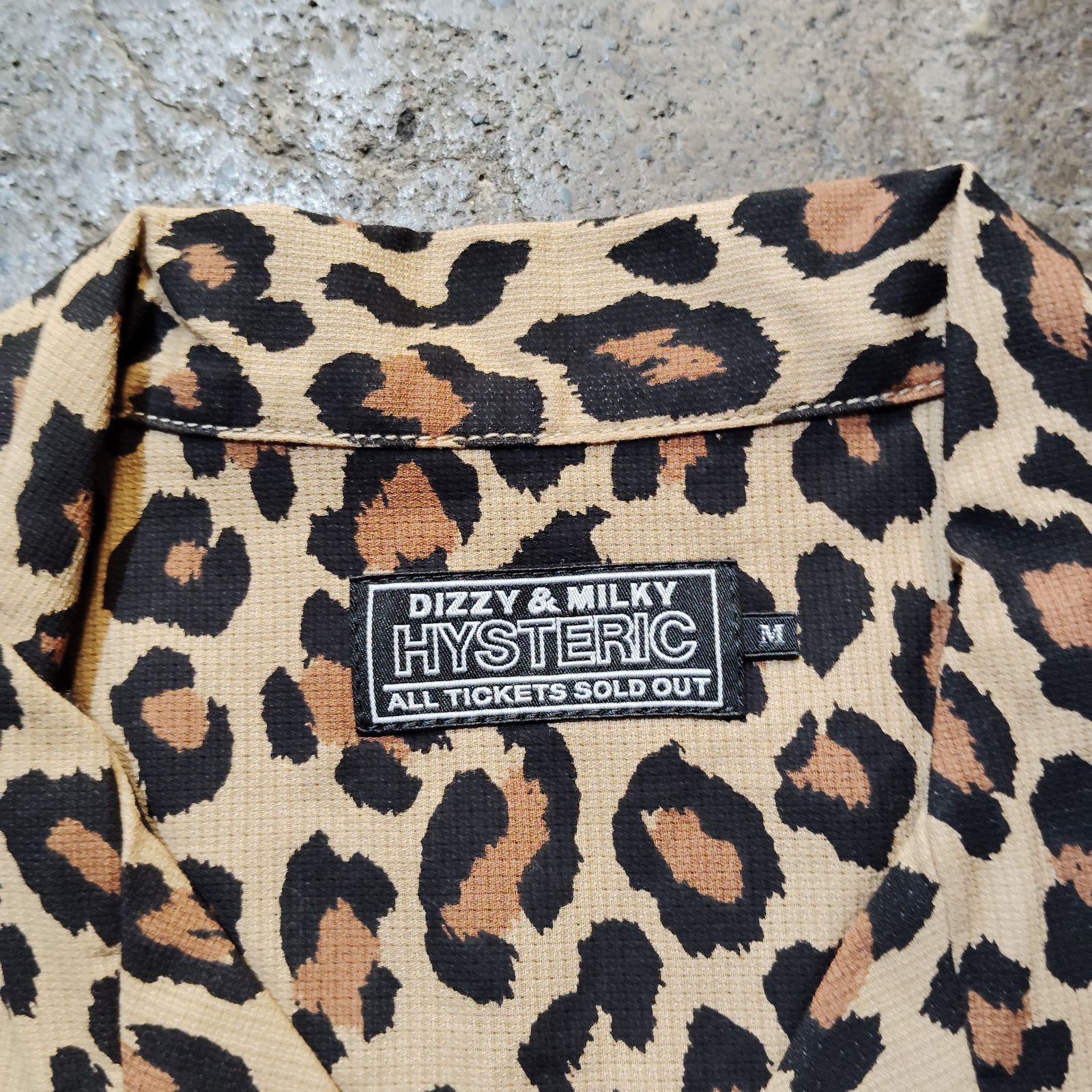 HYSTERIC GLAMOUR 23ss HYSTERIC OLE刺繍 オープンカラーシャツ