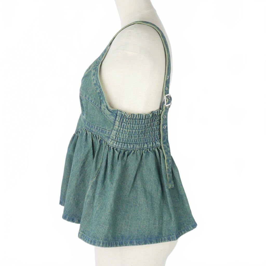 アメリヴィンテージ Ameri VINTAGE 25SS GRUNGE DENIM PEPLUM BUSTIER