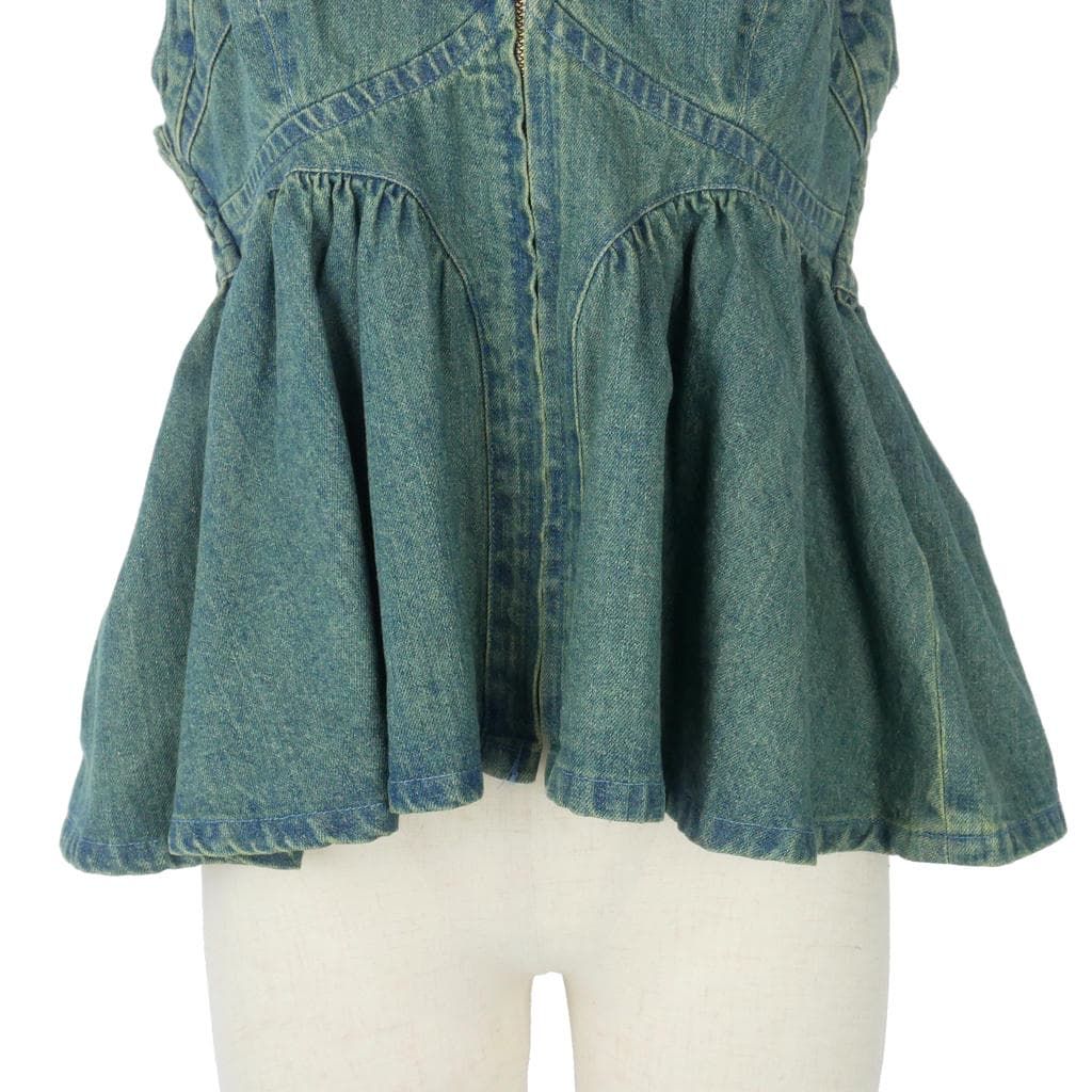 アメリヴィンテージ Ameri VINTAGE 25SS GRUNGE DENIM PEPLUM BUSTIER