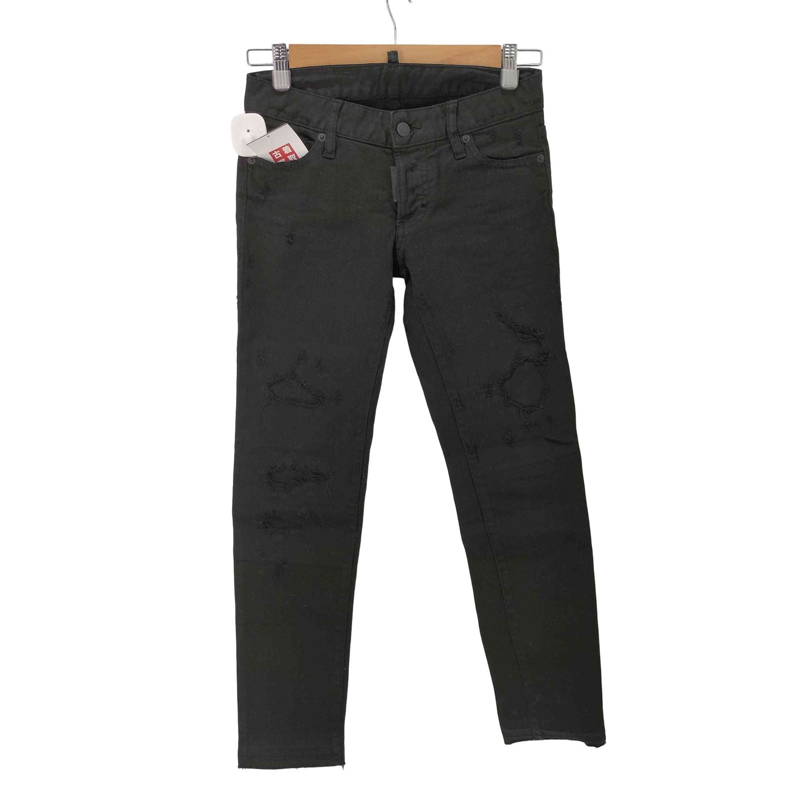 ディースクエアード DSQUARED2 ダメージ加工スキニーデニムパンツ