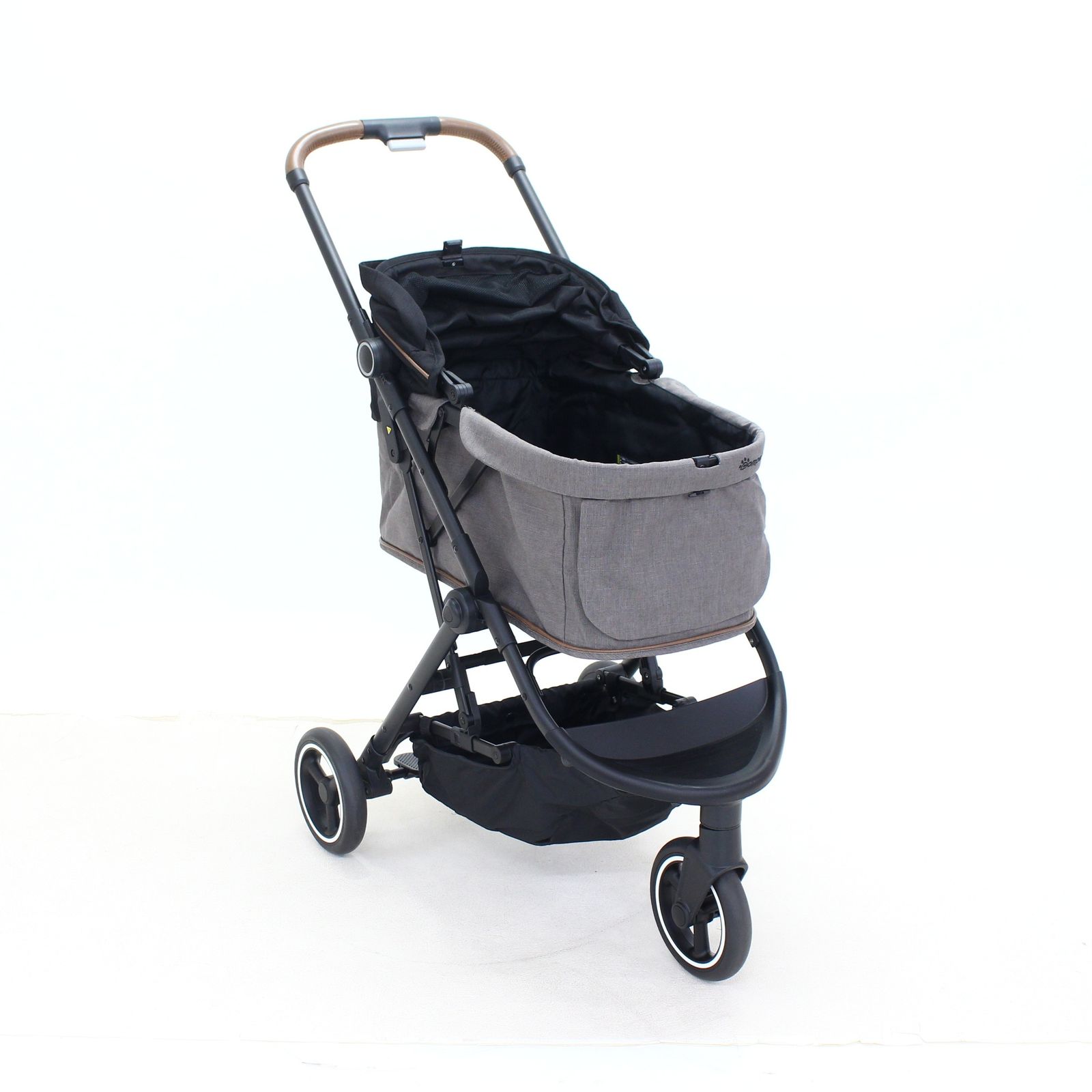 コンビ ペット用カート ルルテイル　combi-lulutail2024-rto-bk マウナロアブラック×グレージュ【良い(B)】