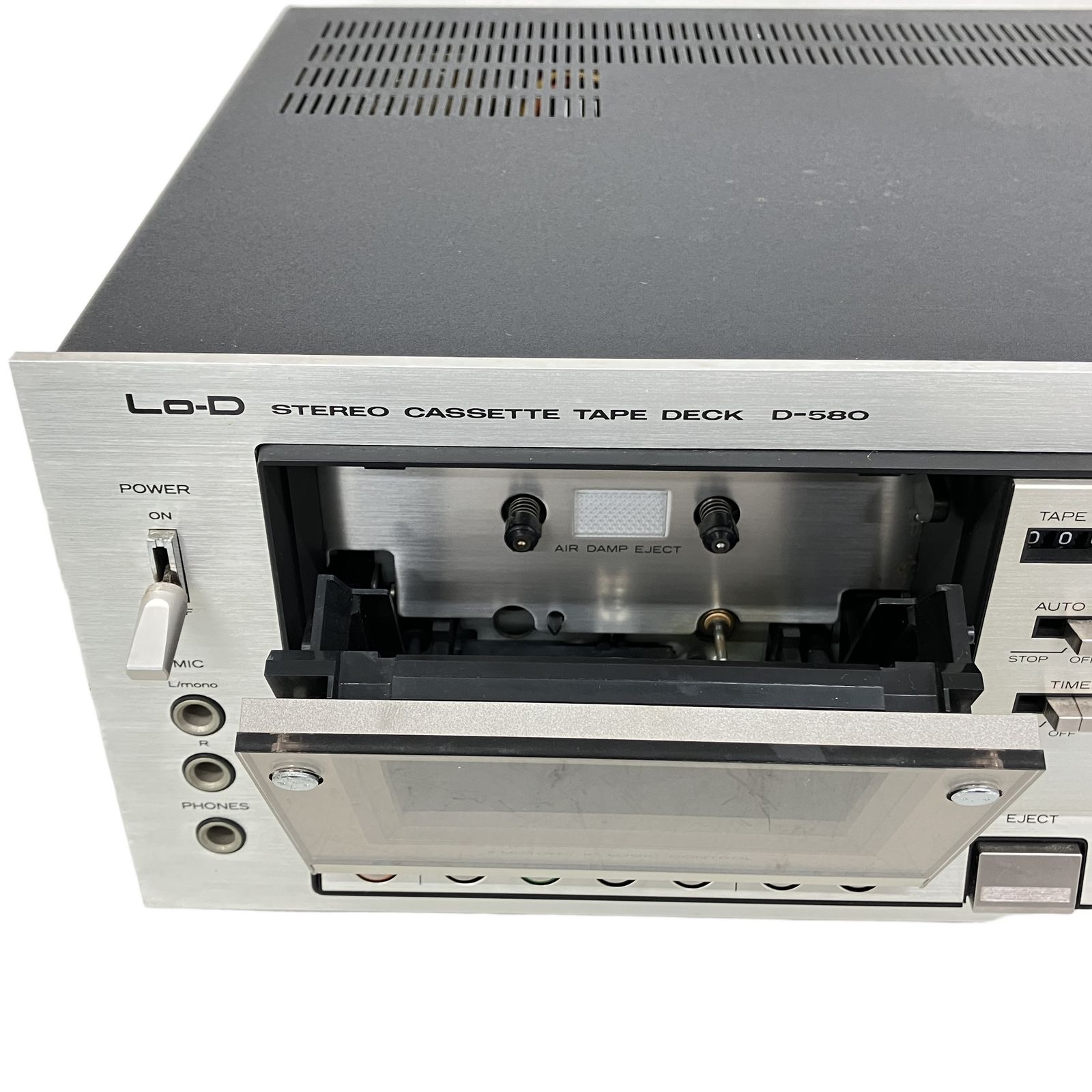 日立 Lo-D D-5M ローディー ステレオカセットデッキ【希少品ジャンク】 Lo-D D-580 カセットデッキ 音響機材 ローディ ジャンク K11187419