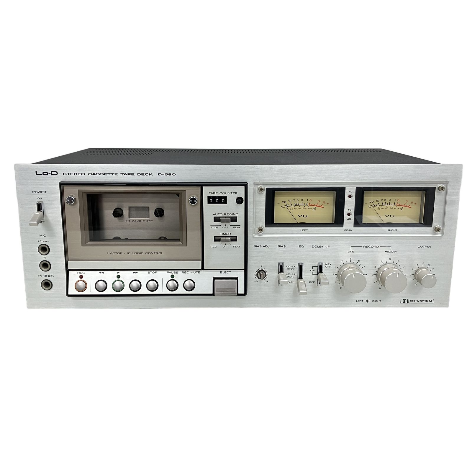 Lo-D D-580 カセットデッキ 音響機材 ローディ ジャンク K11187419