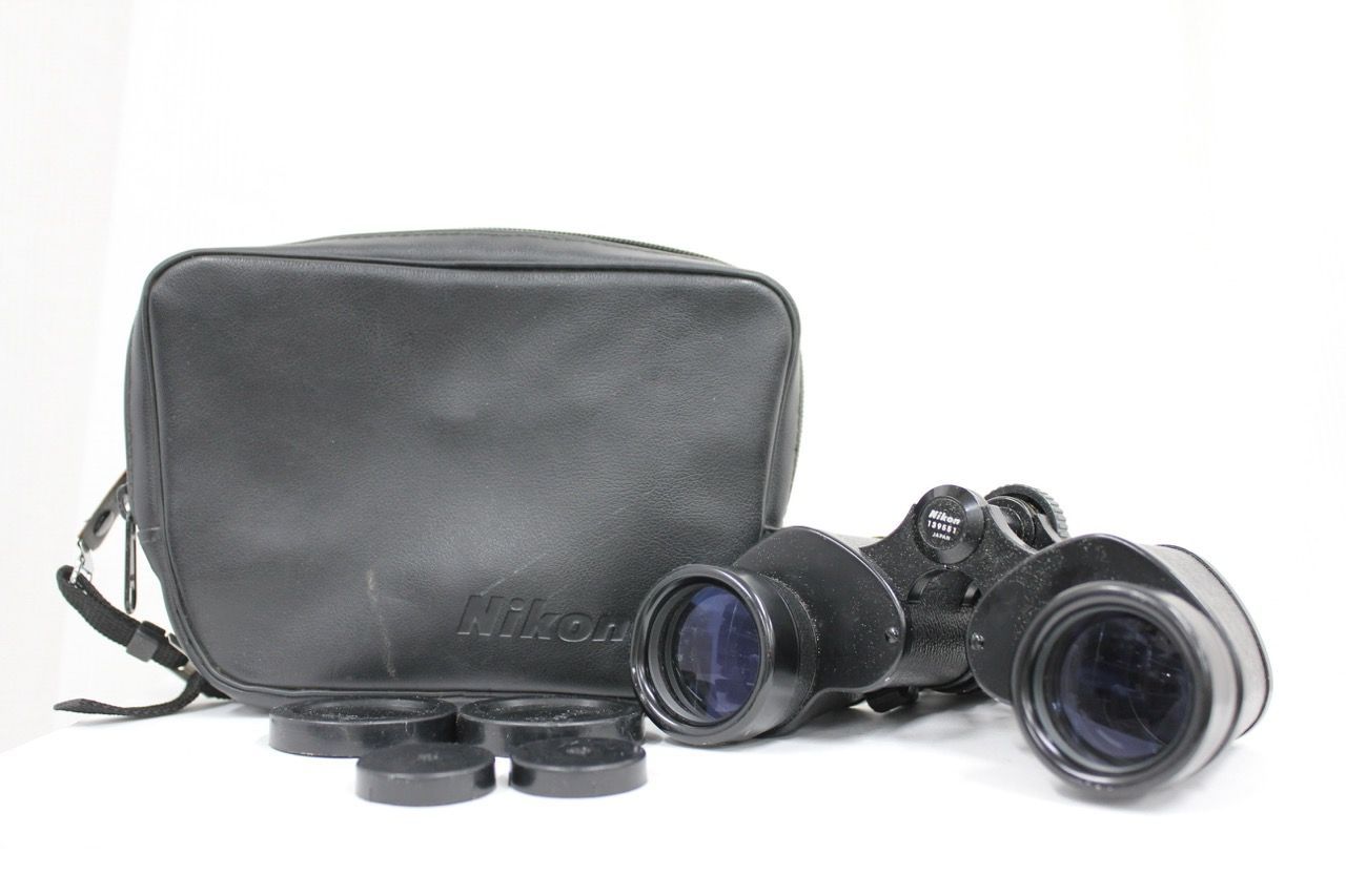 【返品保証】 ニコン Nikon 10× 6.6° ケース 前後キャップ付き 双眼鏡 e8984