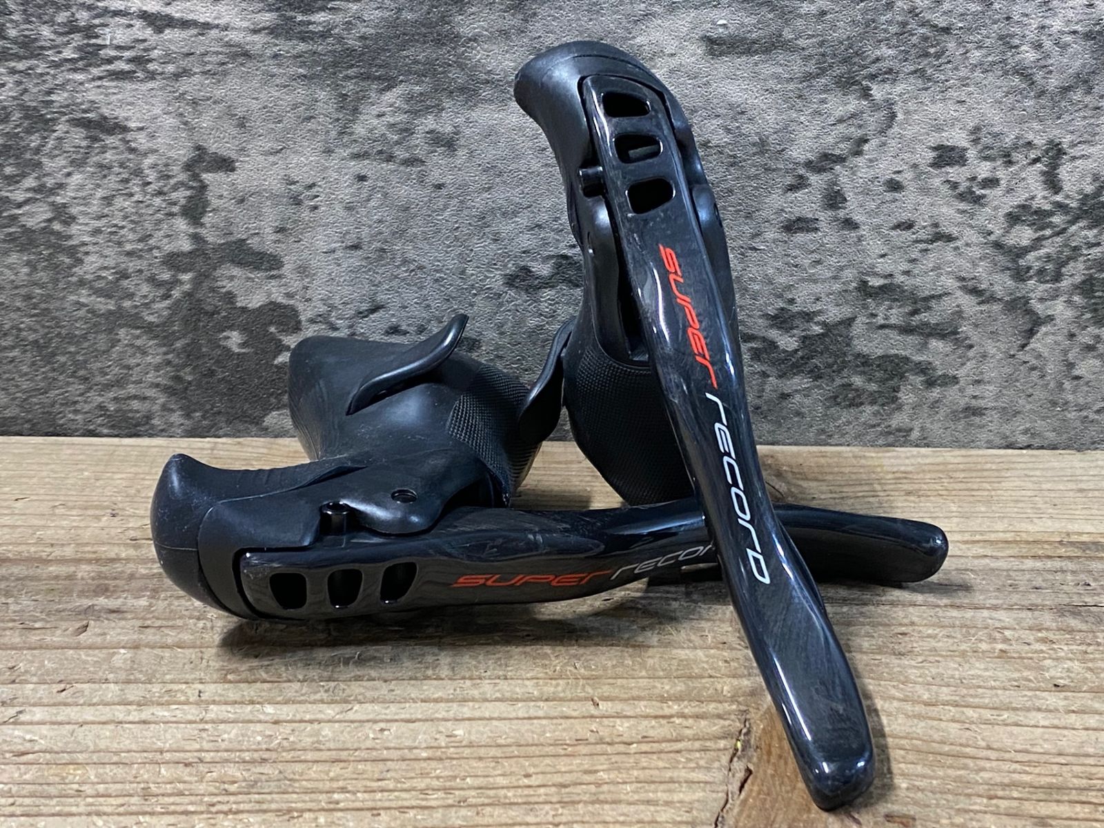 KD372 カンパニョーロ CAMPAGNOLO スーパーレコード SUPER RECORD エルゴパワーレバー 12x2 EPS V4 リム 動作確認済