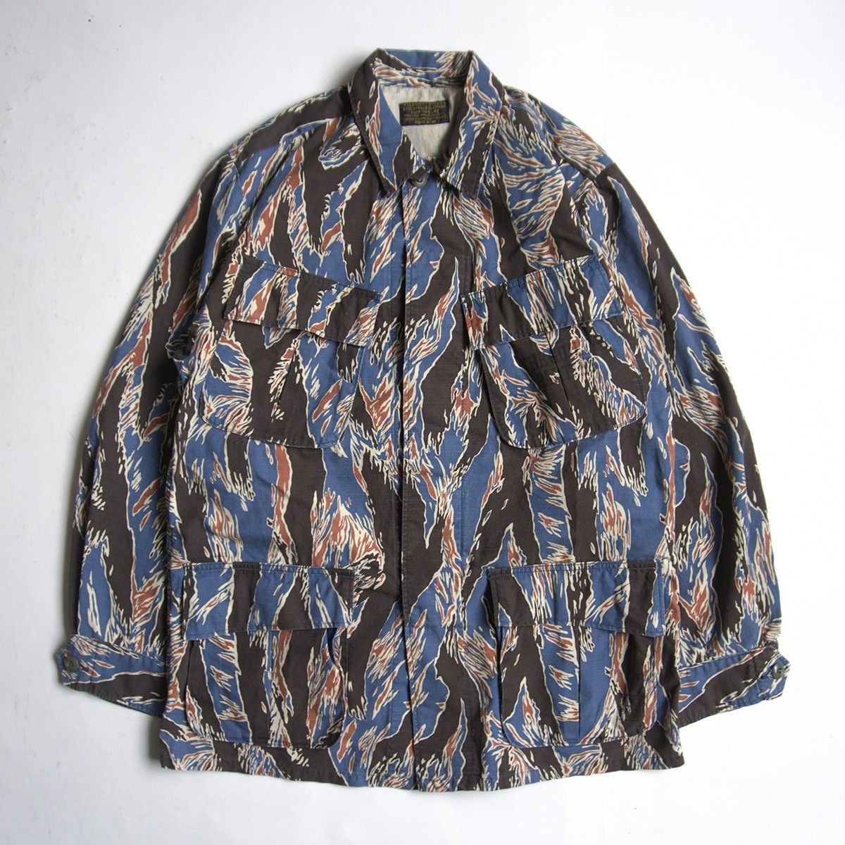 美品】WACKO MARIA【タイガーカモ ファティーグ ジャケット】 XL 