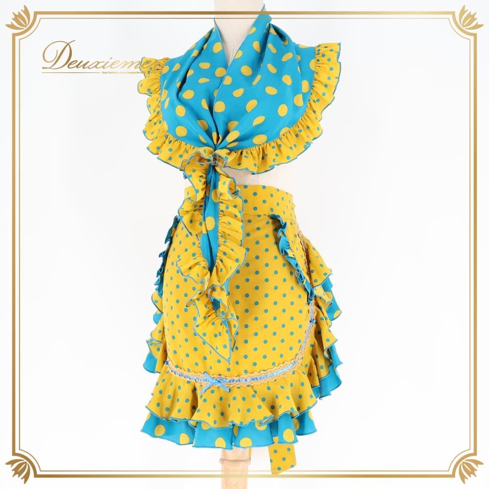 フラメンコ 衣装 MARINA FLAMENCA シージョ エプロン ピキージョ