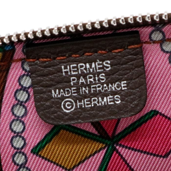 エルメス HERMES アザップ シルクイン ミニ エバーカラー (レザー) SV