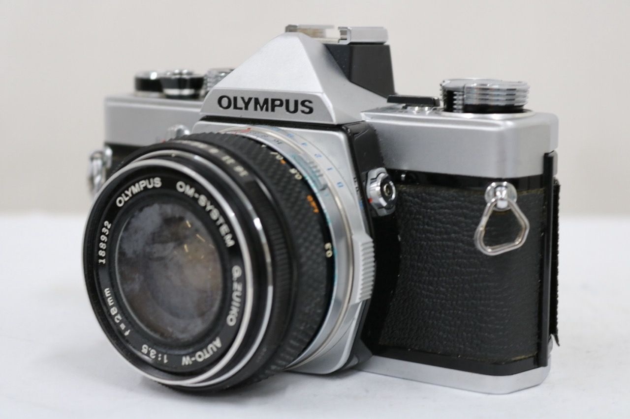 【訳あり品】 オリンパス Olympus OM-1 OM-SYSTEM G.ZUIKO AUTO-W 28mm F3.5 ボディレンズセット e9051