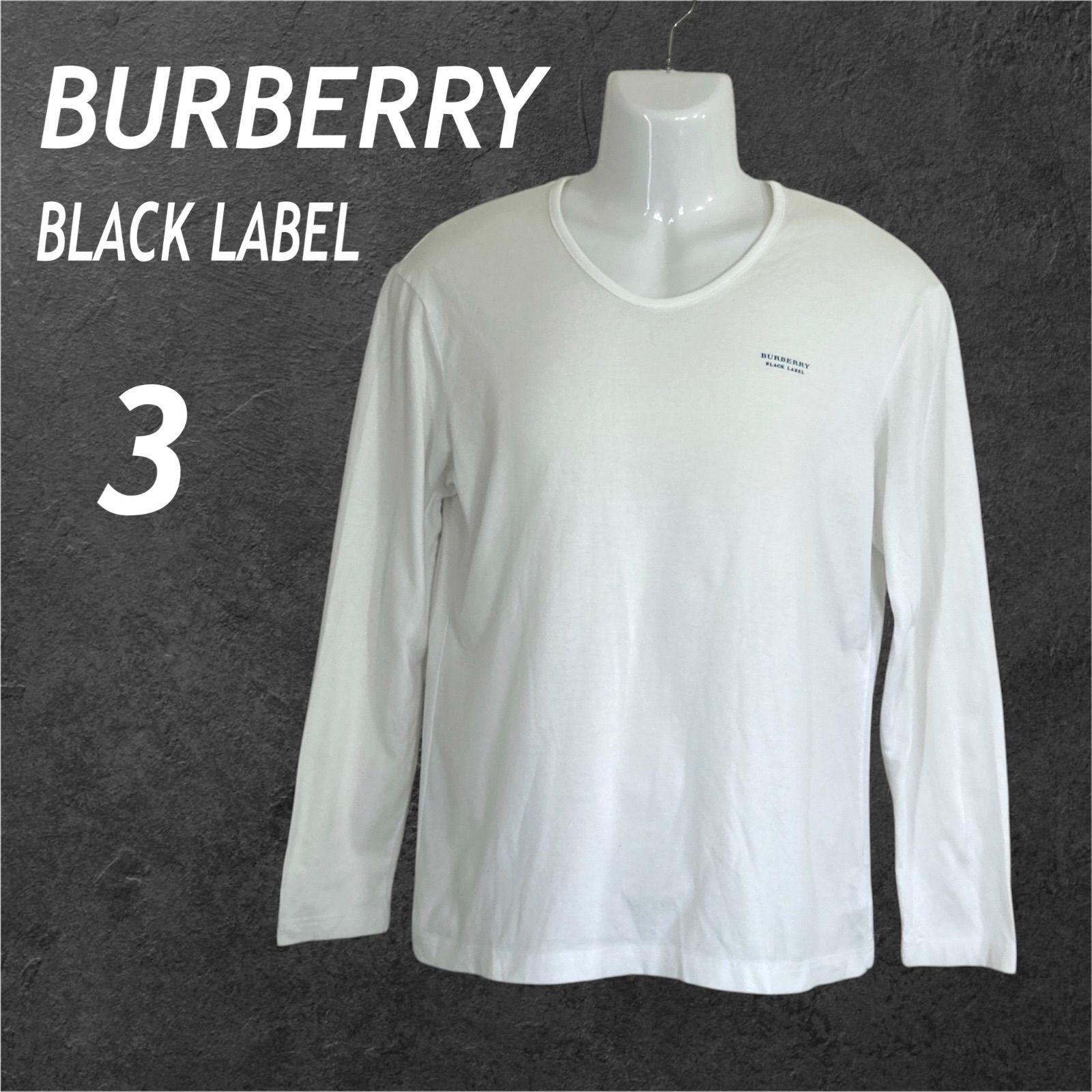 BURBERRY BLACK LABEL バーバリーブラックレーベル メンズ 長袖Tシャツ