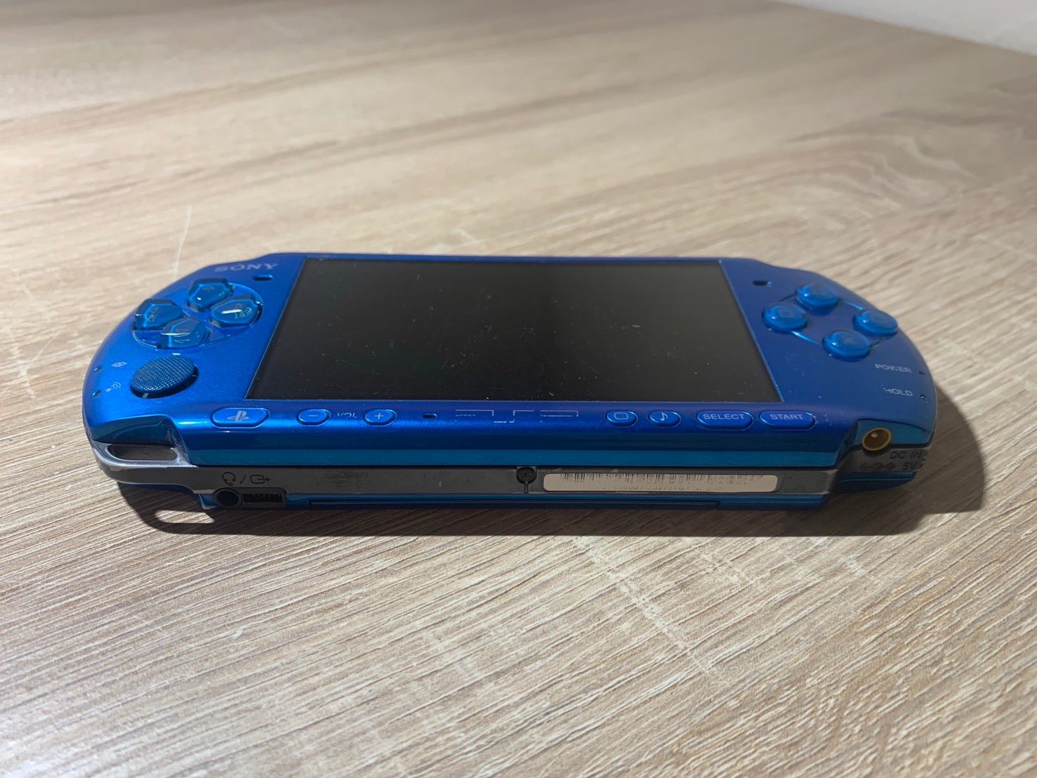 0391 PlayStation ポータブル PSP 3000 バイブラントブルー 動作確認済み やや訳アリ ネ