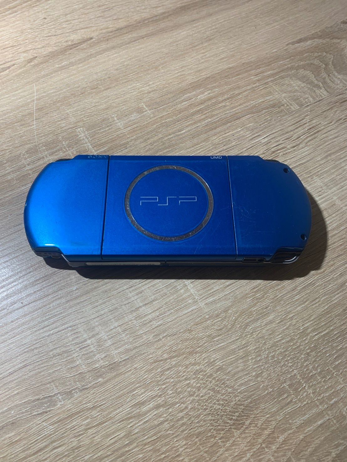 0391 PlayStation ポータブル PSP 3000 バイブラントブルー 動作確認済み やや訳アリ ネ