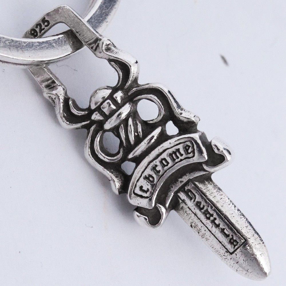 CHROME HEARTS キーリング ロング クラシックチェーン 8リンク