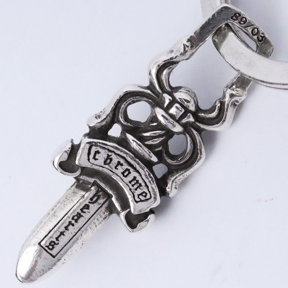 CHROME HEARTS キーリング ロング クラシックチェーン 8リンク
