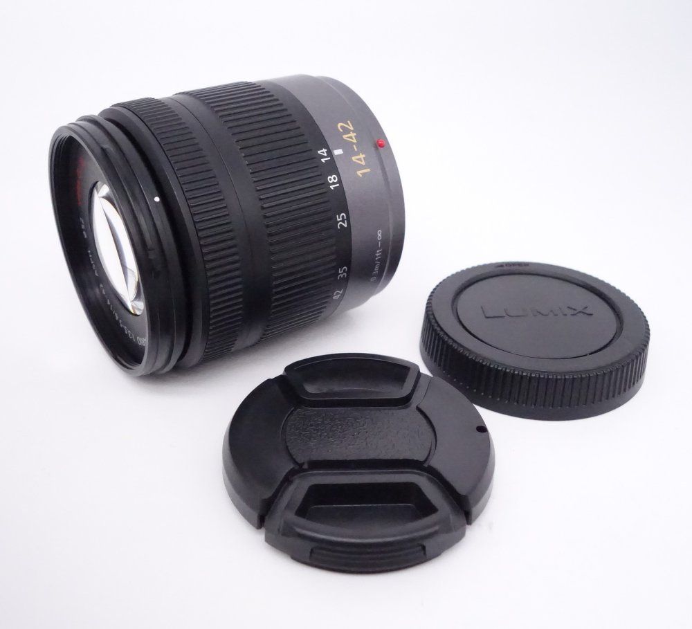 【美品】Panasonic パナソニック G VARIO 14-42mm F3.5-5.6 H-FS014042 [W2604066A]
