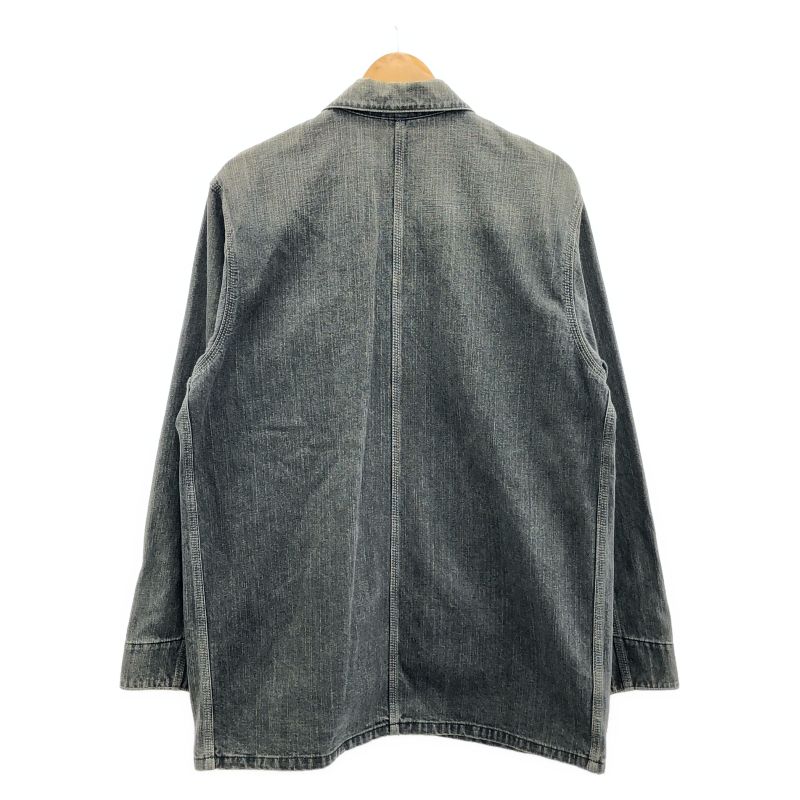中古】90s Carhartt ブラックデニムカバーオール サイズL 00108-096