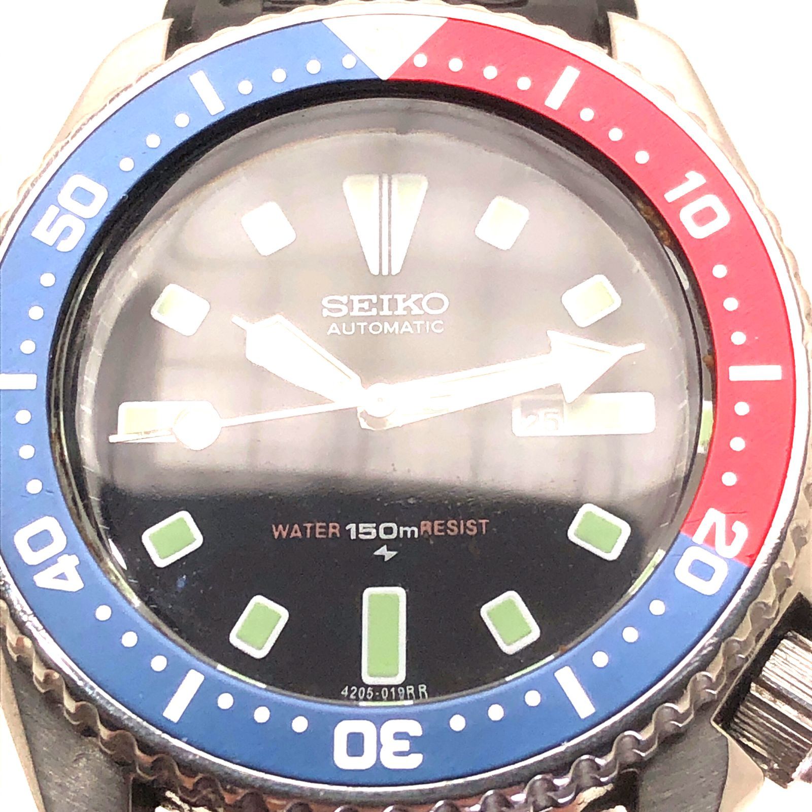 美品・ベルト交換済み】SEIKO セイコー／ダイバー 4205-015B／自動巻