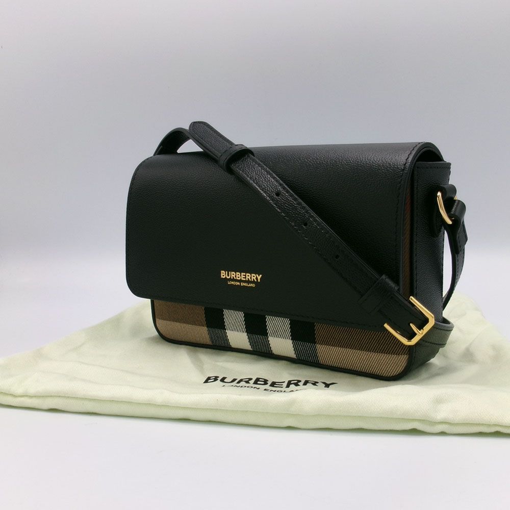 バーバリー BURBERRY ビジネスバッグ レザー 内側チェック ブラック 黒 BURBERRY - バーバリー／BURBERRY バッグ ブリーフケース ビジネス