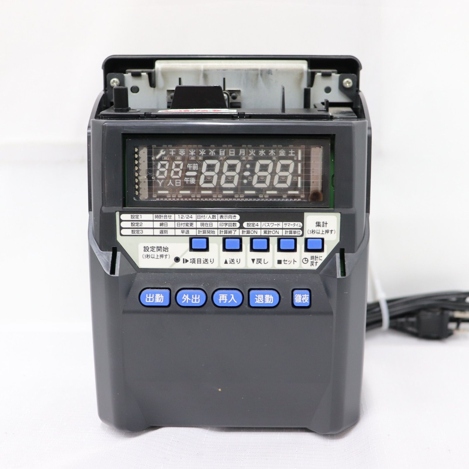 現状販売】MAX マックス タイムカードレコーダー ER-110S Ⅳ 勤怠