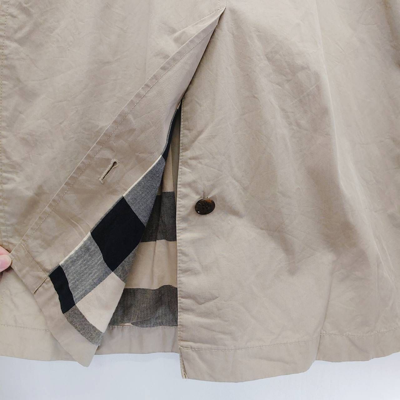 22236✨バーバリーロンドン ノバチェック ステンカラーコート 比翼 BURBERRY - BURBERRYS(バーバリーズ) 裏地ノバチェック 比翼ステン
