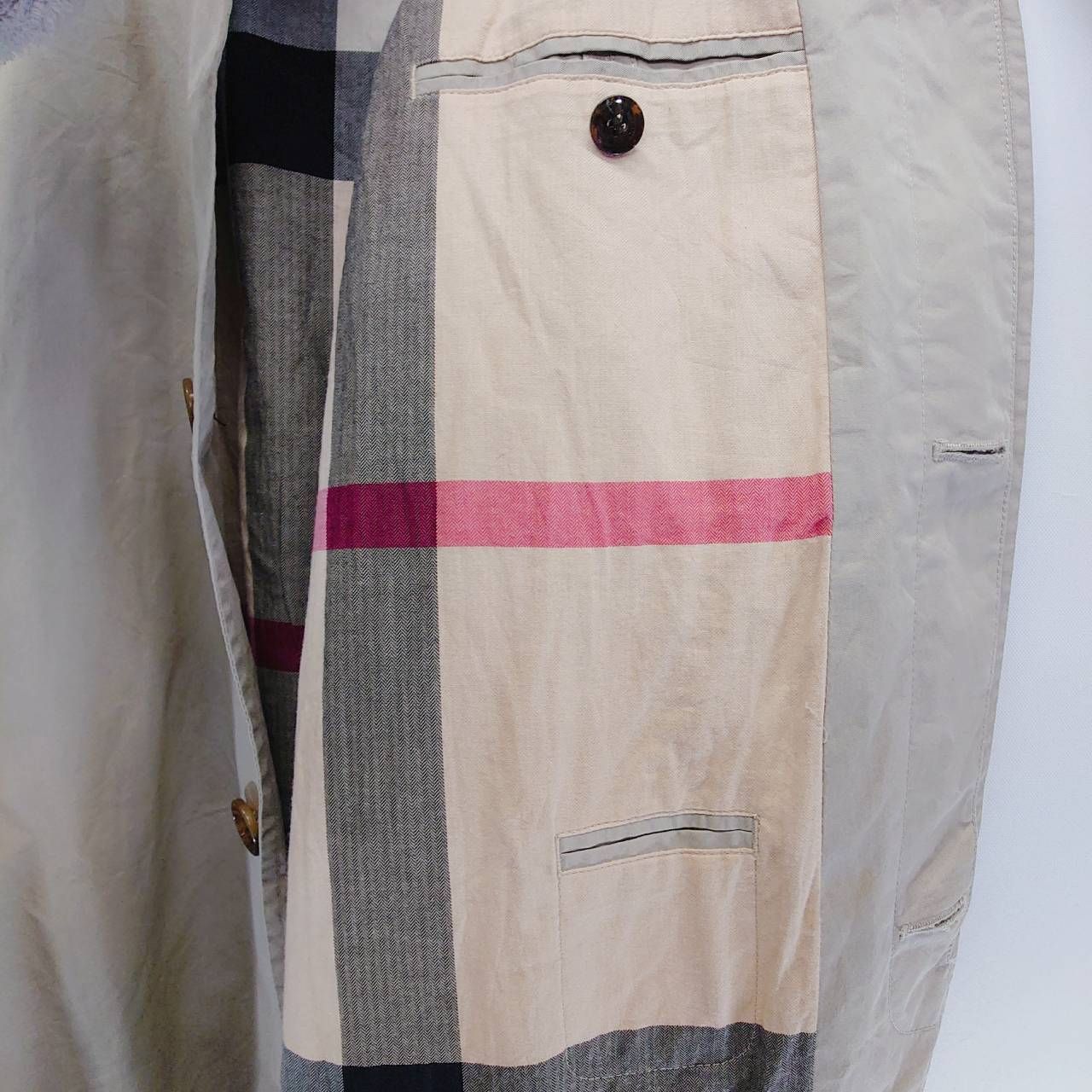 BURBERRY バーバリー ステンカラーコート XL ベージュ ノバチェック
