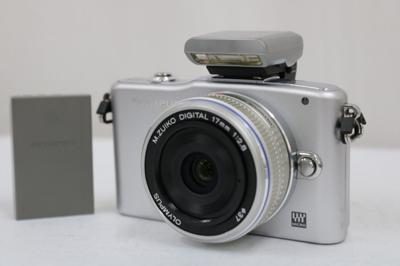 返品保証】 オリンパス PEN mini E-PM1 M.ZUIKO DIGITAL 17mm F2.8