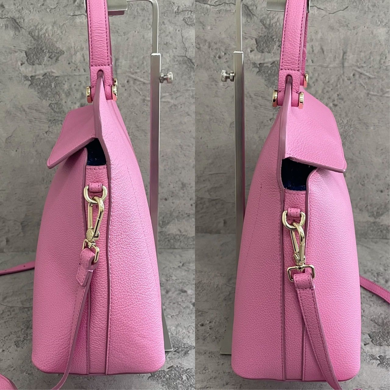 極美品 FURLA フルラ 2way ショルダーバッグ マイパイパー My Piper