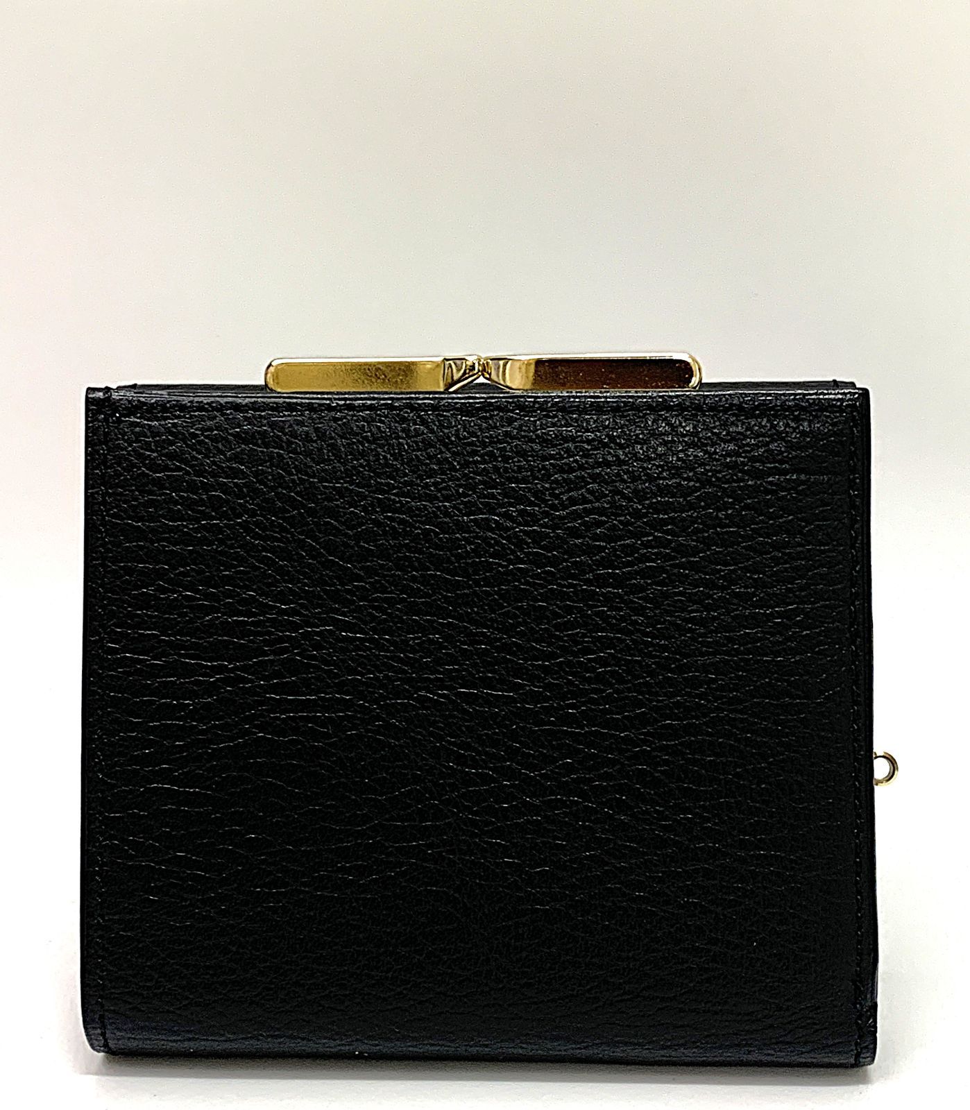 BURBERRYS バーバリーズ がま口2つ折り財布 レザー 黒 - メルカリ