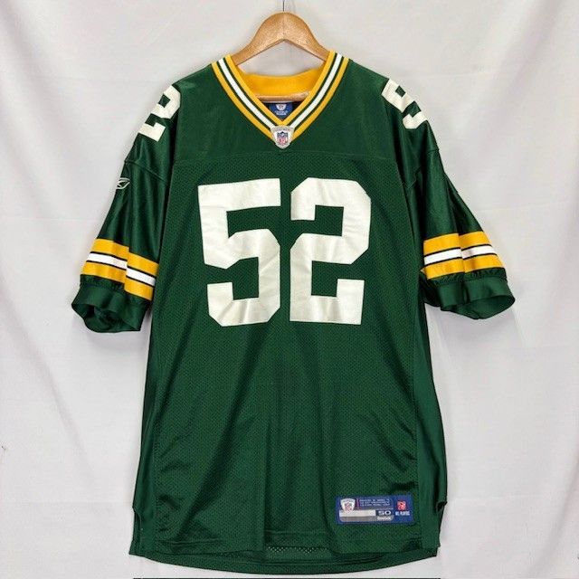 GREEN BAY Packers Clay Matthews 52 Reebok ONFIELD NFL EQUIPMENT アメフト GAME SHIRT サイズ50 08050415 871
