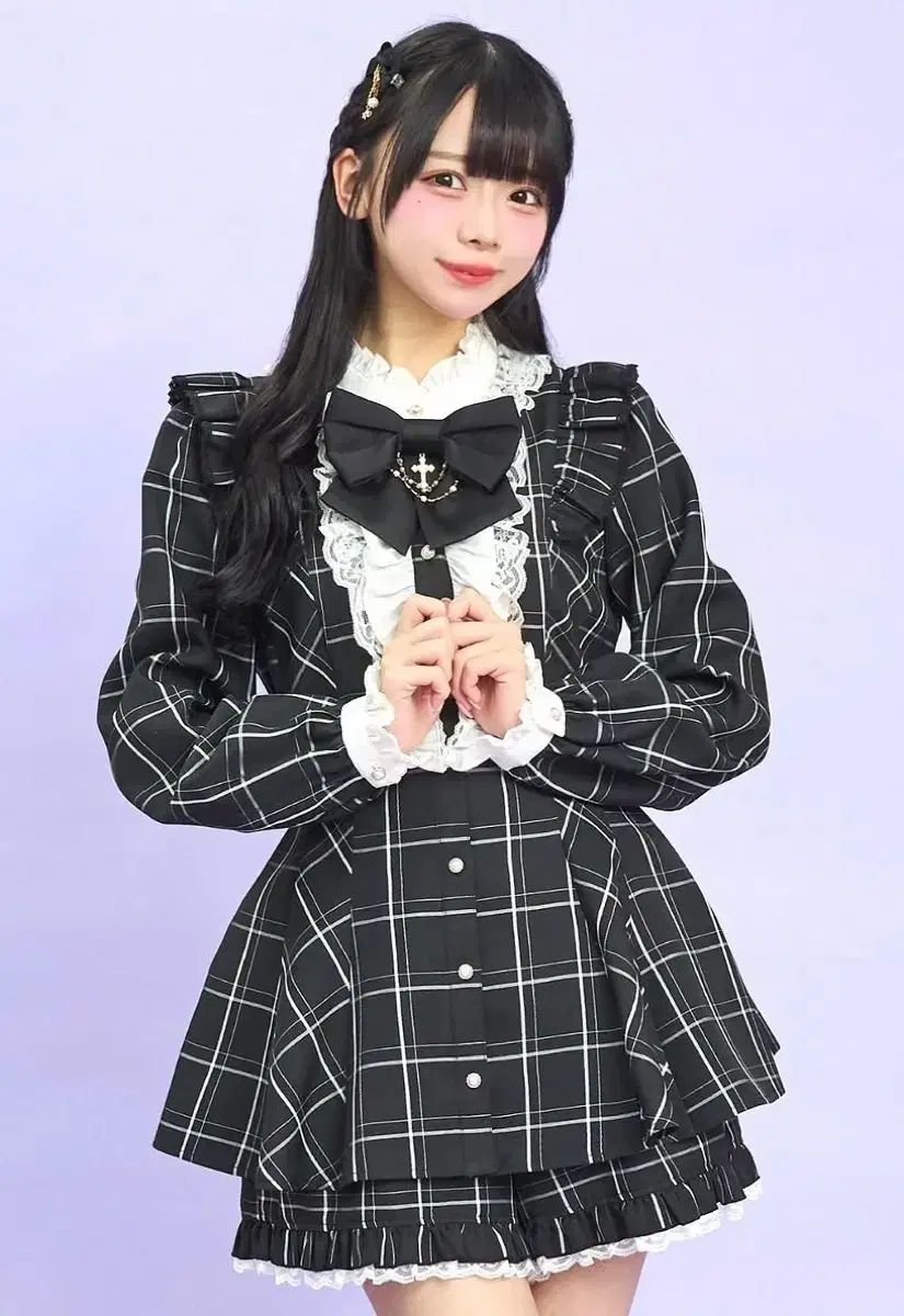 シークレットハニー チェック セットアップ