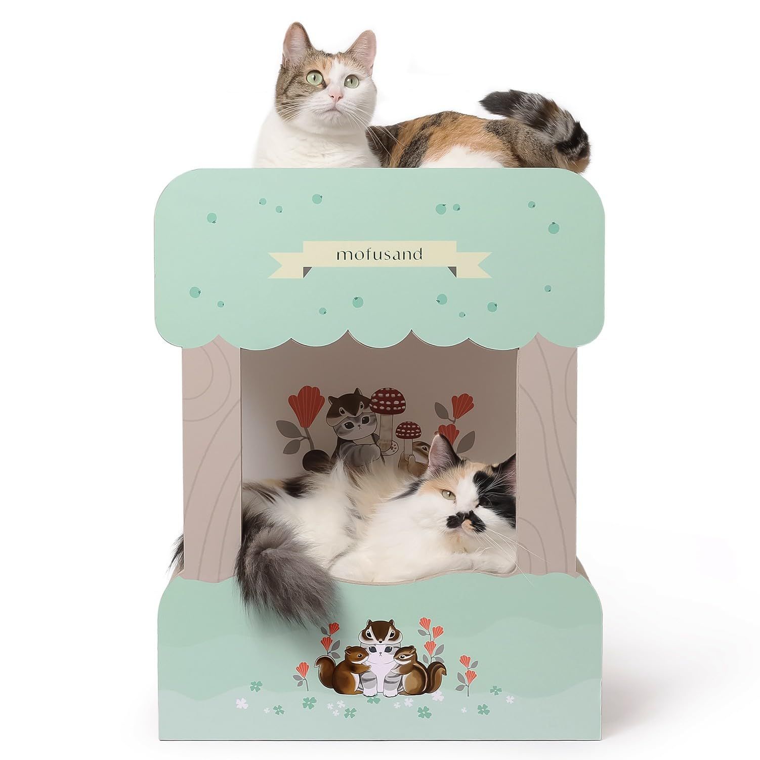 猫壱 バリバリダイカット 猫の二段ベッド mofusand 爪研ぎ モフサンド