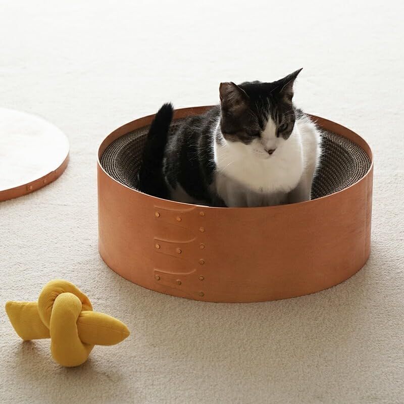 pet-189 猫用 爪とぎベッド シェーカーボックス型 おしゃれ 収納