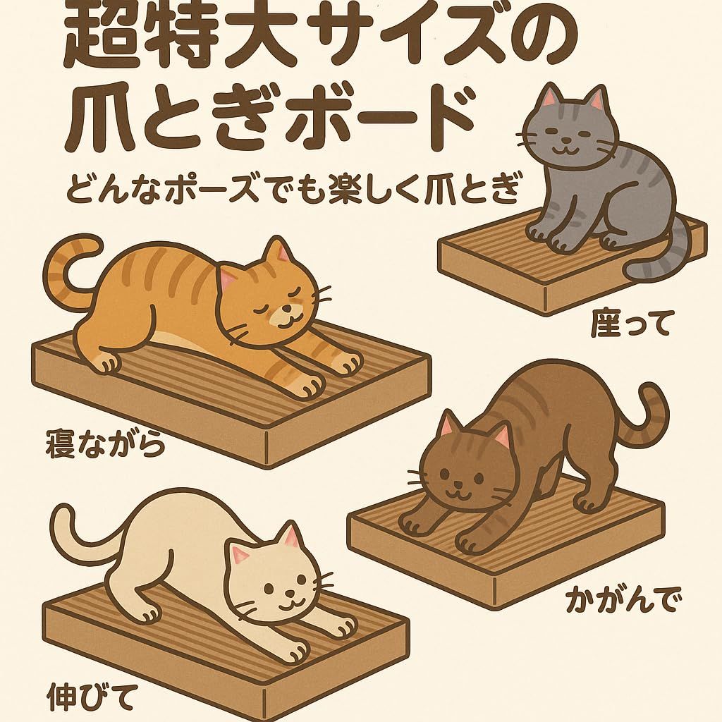 3個セット】猫 爪研ぎ 段ボール 爪研ぎベッド 爪とぎ 両面使える (S型