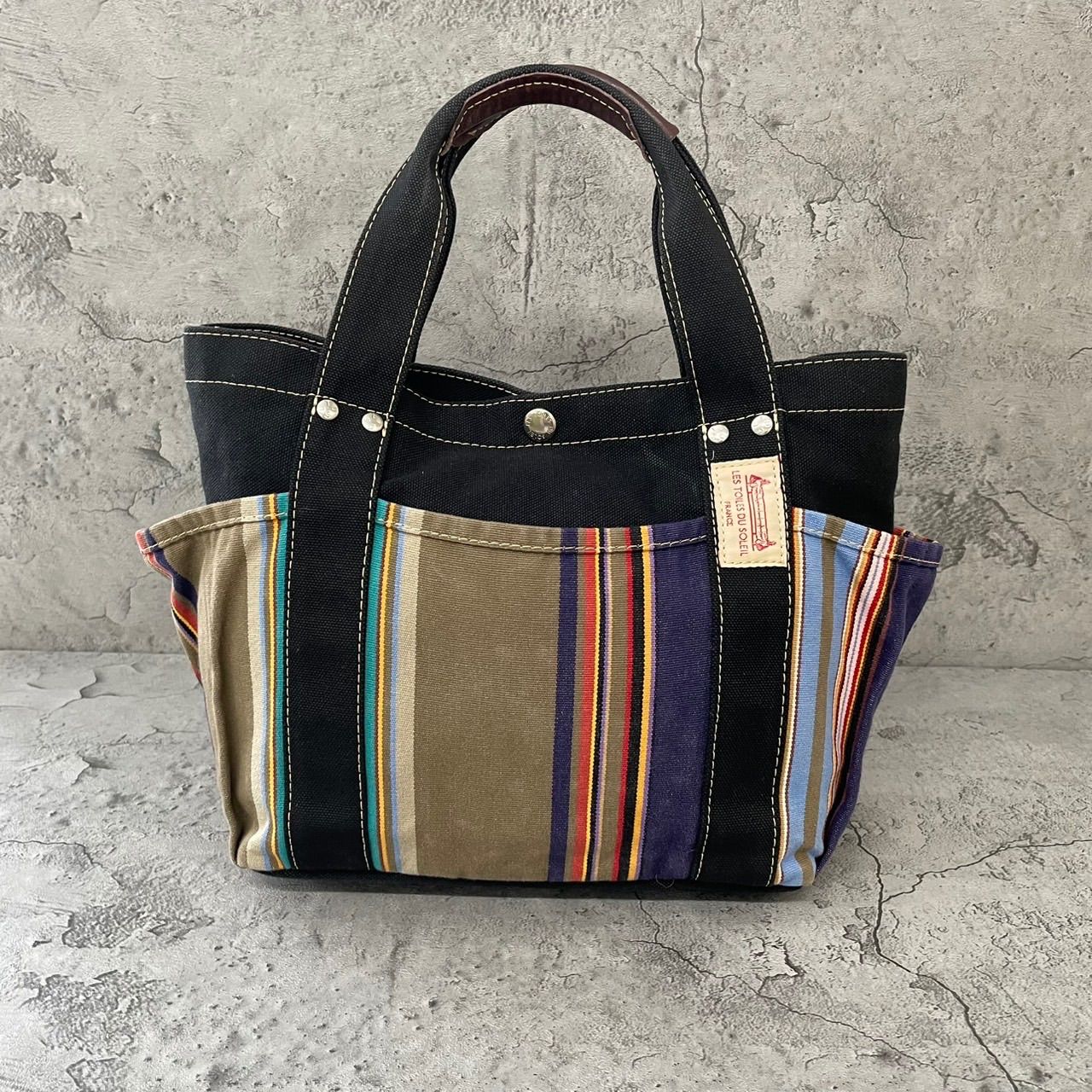 極美品 Les Toiles du Soleil レトワールデュソレイル ハンドバッグ 