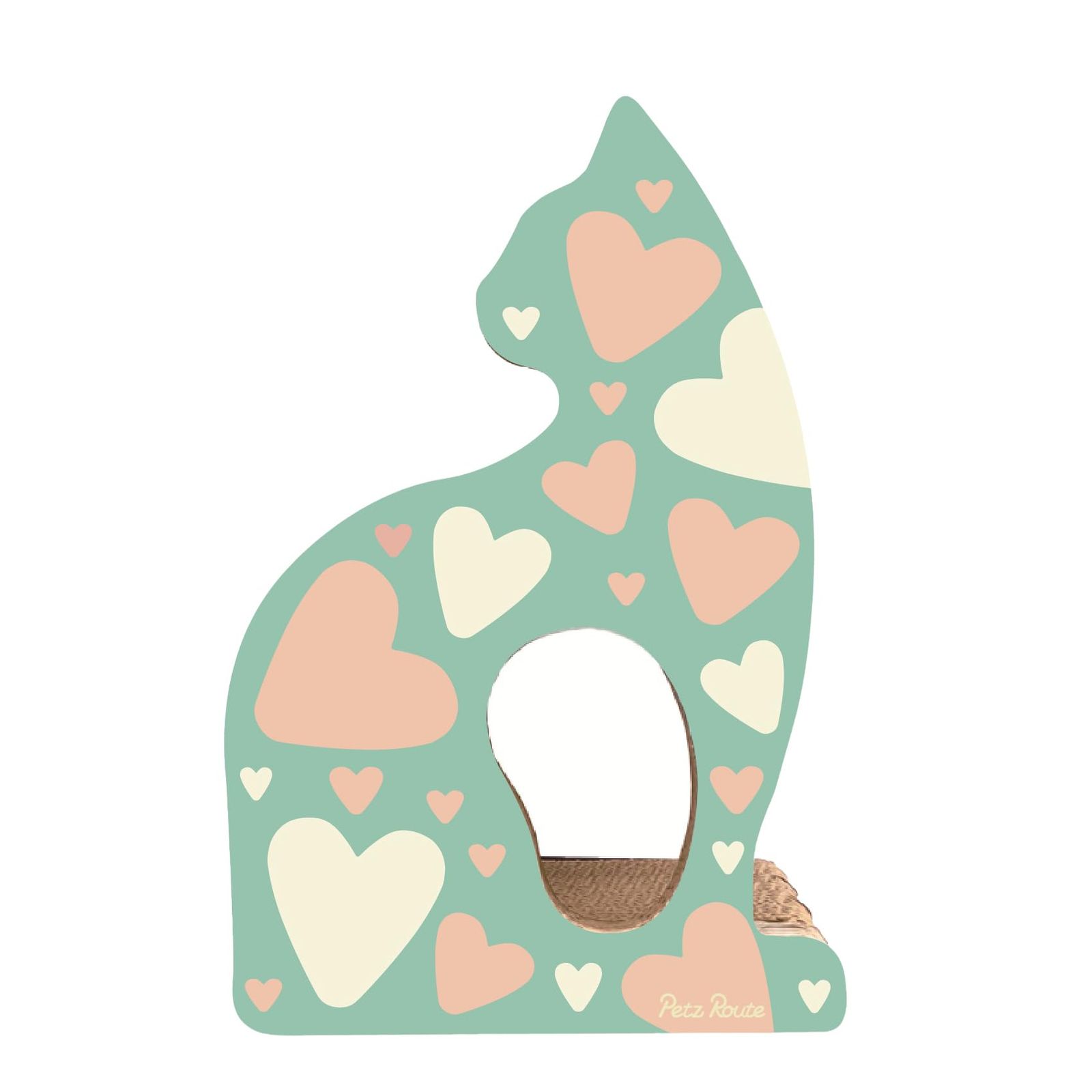 ペッツルート (Petz Route) にゃんこの爪とぎベッド お座り猫